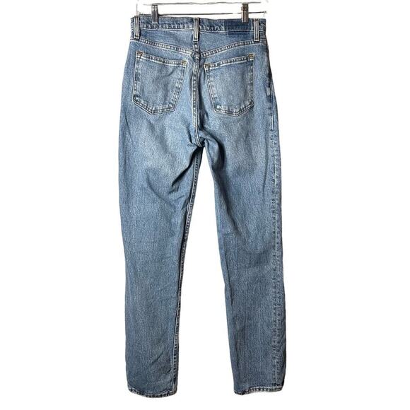 Abercrombie & Fitch Jeans Womens 27/4 Blue '90s Straight Ultra High Rise Jeans - Picture 2 of 9